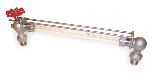 Water Gauge, Pipe Size 1/2 In, MNPT