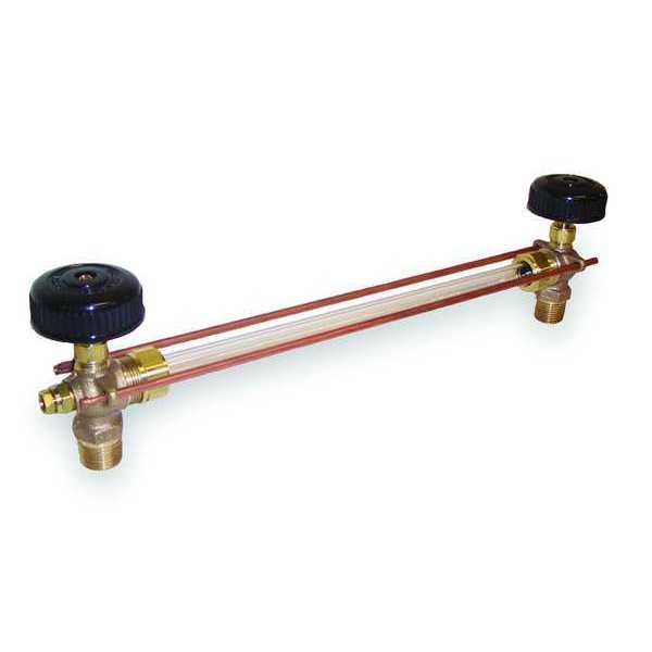 Water Gauge, Pipe Size 1/2 In, MNPT