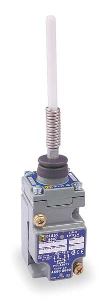 Heavy Duty Limit Switch, Wobble Stick, 1NC/1NO, 10A @ 600V AC