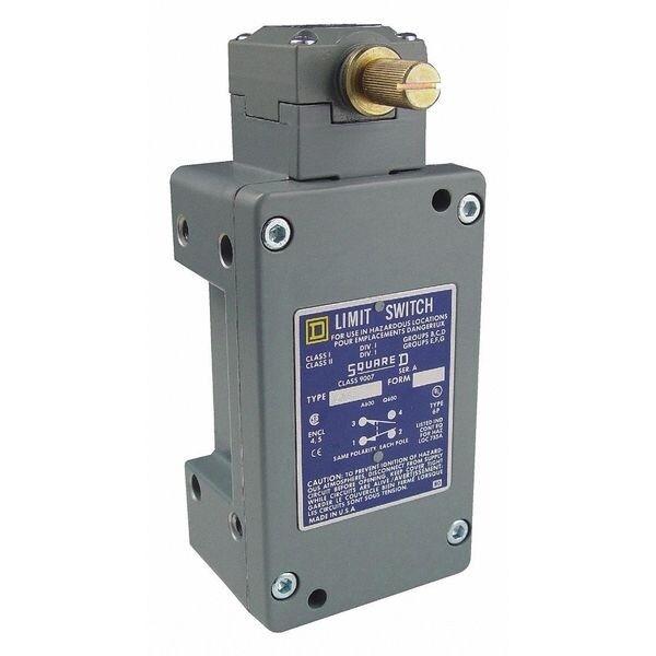 Hazardous Location Limit Switch, No Lever, Rotary, 1NC/1NO