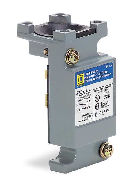 2NC/2NO Limit Switch Body Nema 1, 2, 4, 6, 6P, 12, 13