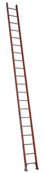 Straight Ladder, Fiberglass, 300 lb Load Capacity