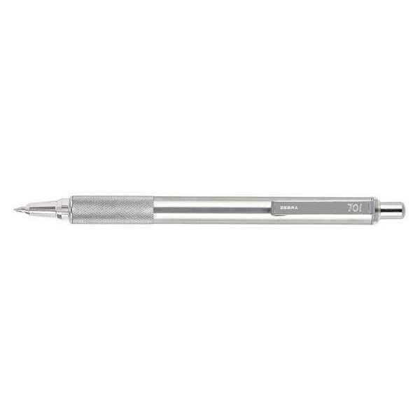 Retractable Ballpoint Pen, Fine 0.7 mm, Black