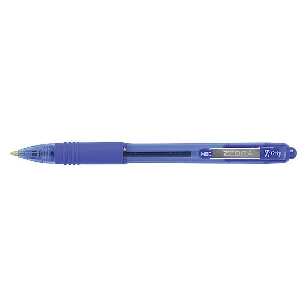 Retractable Ballpoint Pen, Medium 1.0 mm, Blue PK12