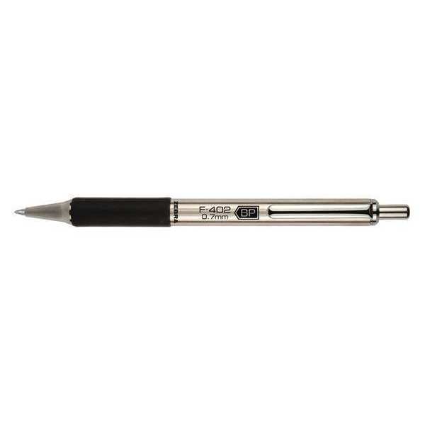 Retractable Ballpoint Pen, Fine 0.7 mm, Black