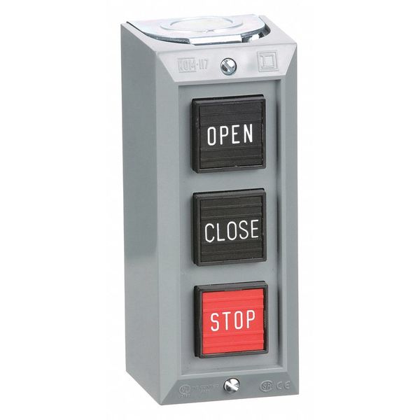 Push Buttn Cntrl Station, Open/Close/Stop
