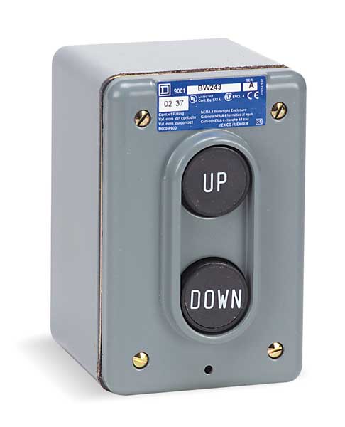 Push Button Control Station, 2NO, Up/Down