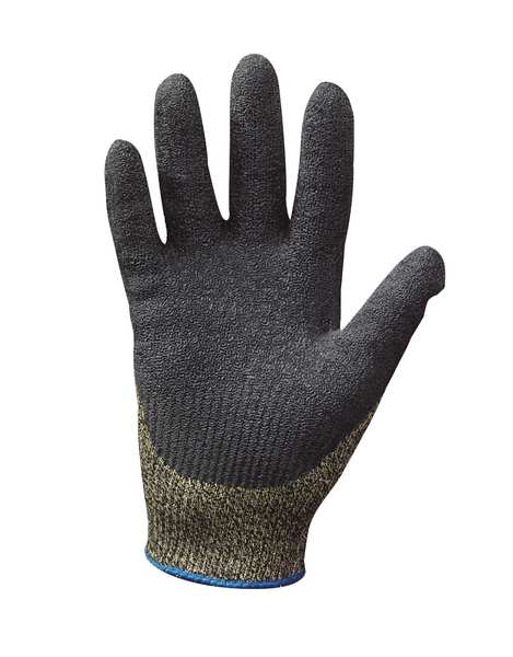 Cut Resistant Coated Gloves, A4 Cut Level, Latex, L, 1 PR