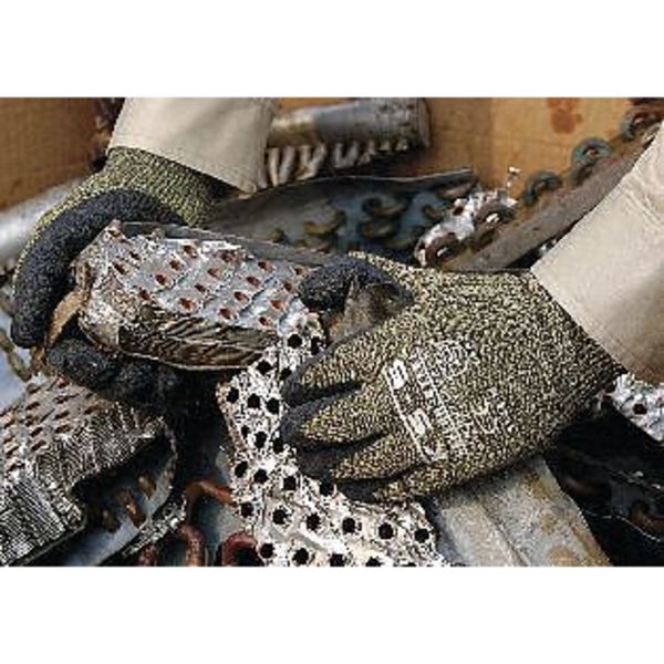 Cut Resistant Gloves, A4 Cut Level, Natural Rubber Latex, Xl, 1 PR