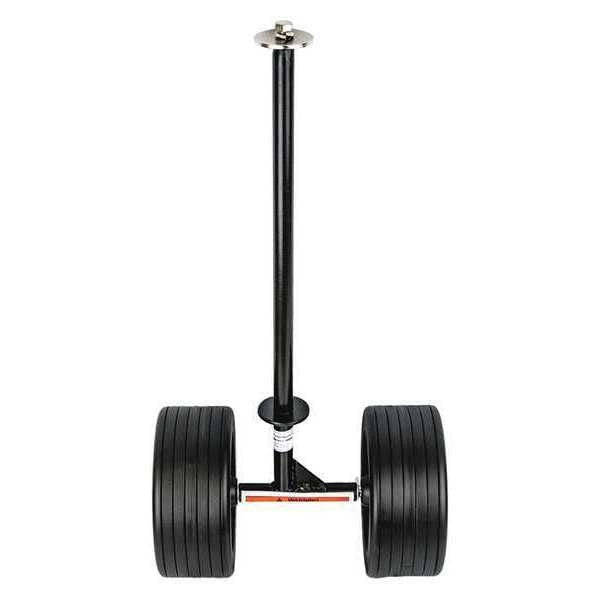 Extension Ladder Dolly, Aluminum/Plastic