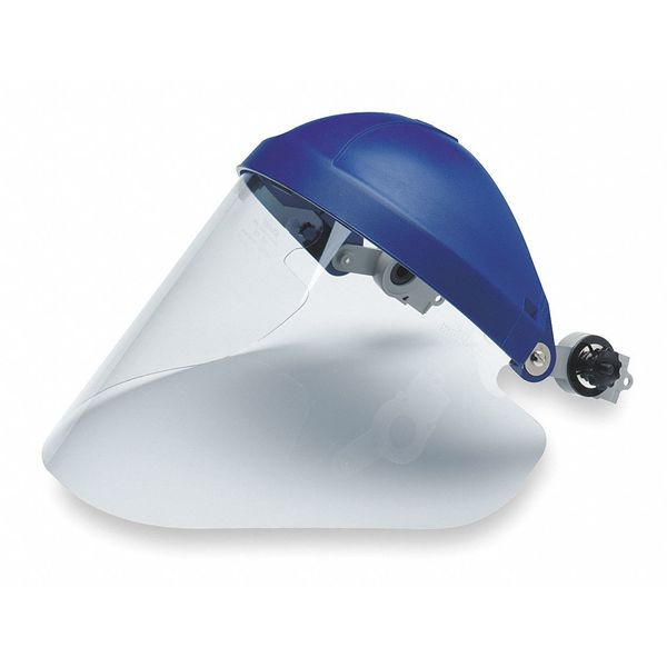 Faceshield Visor, Polycarb, Clr, 9x18-1/4in