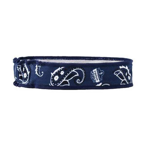 Headband, Blue, Terrycloth, One Size