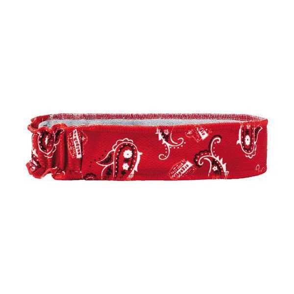 Headband, Red, One Size, Terrycloth