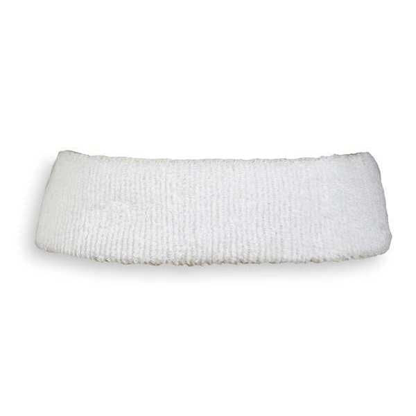 Sweatband, White, Universal, Terrycloth