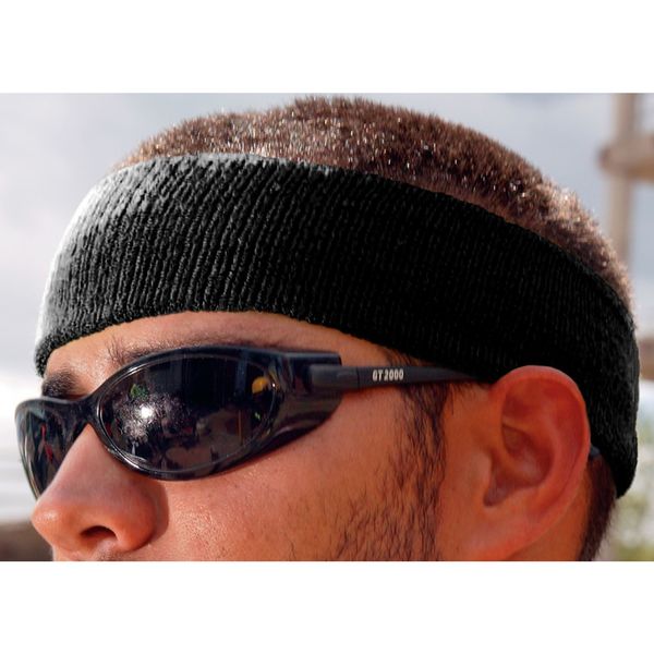 Sweatband, Black, Universal, Terrycloth