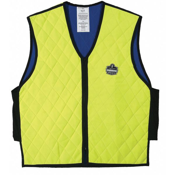 Large Cooling Vest, Hi-Vis Lime