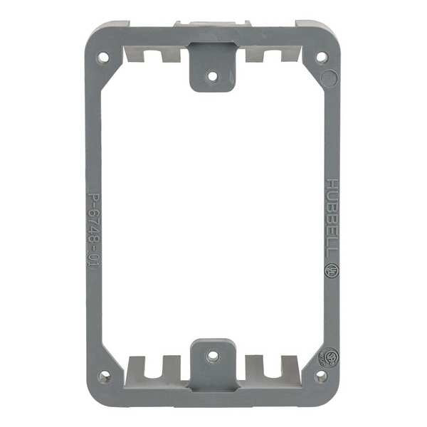 Mounting Collar, Rectangular, Carpet/Tile