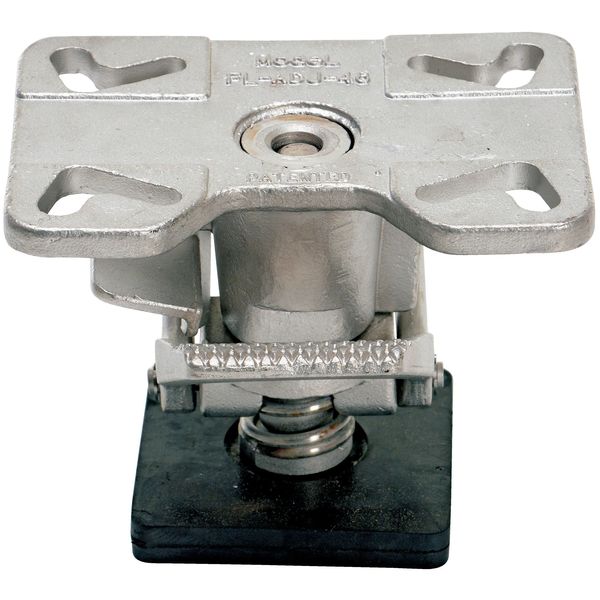 Adjustable Floor Lock, Top Plate, 8 in.