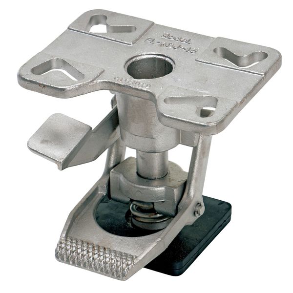 Adjustable Floor Lock, Top Plate, 8 in.