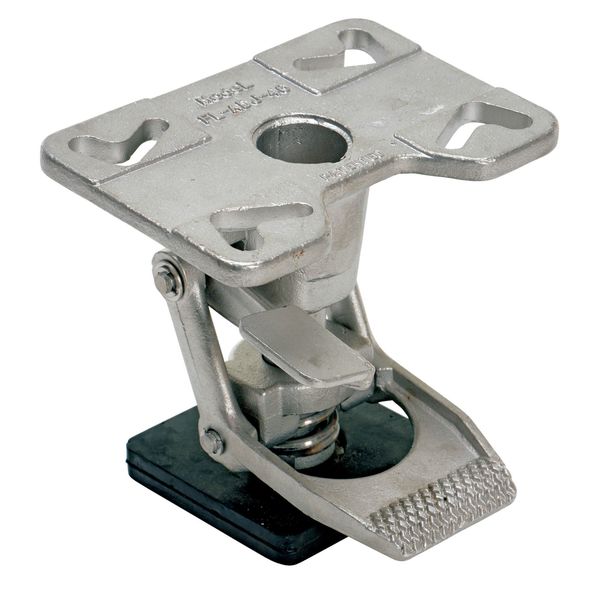 Adjustable Floor Lock, Top Plate, 8 in.