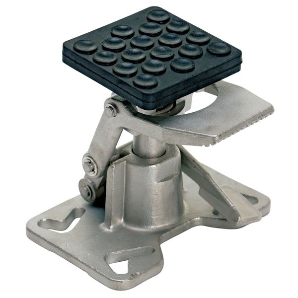 Adjustable Floor Lock, Top Plate, 8 in.