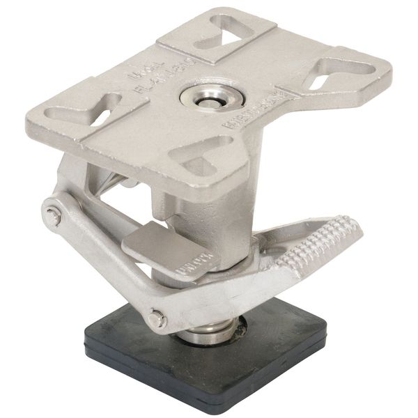Adjustable Floor Lock, Top Plate, 11-1/2in