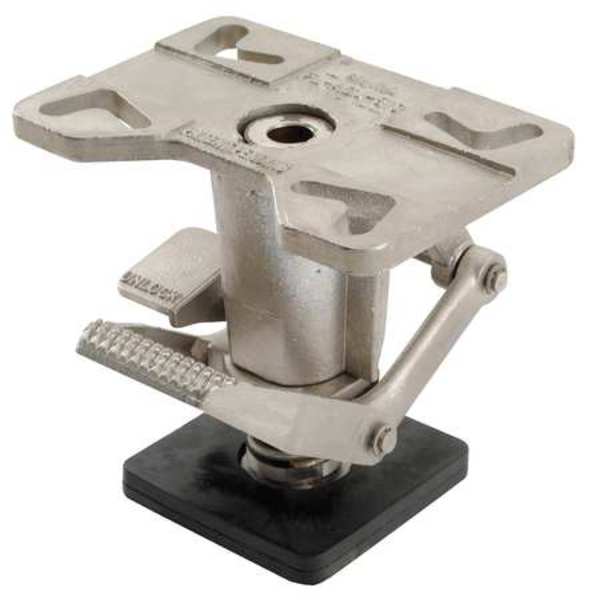 Adjustable Floor Lock, Top Plate, 11-1/2in