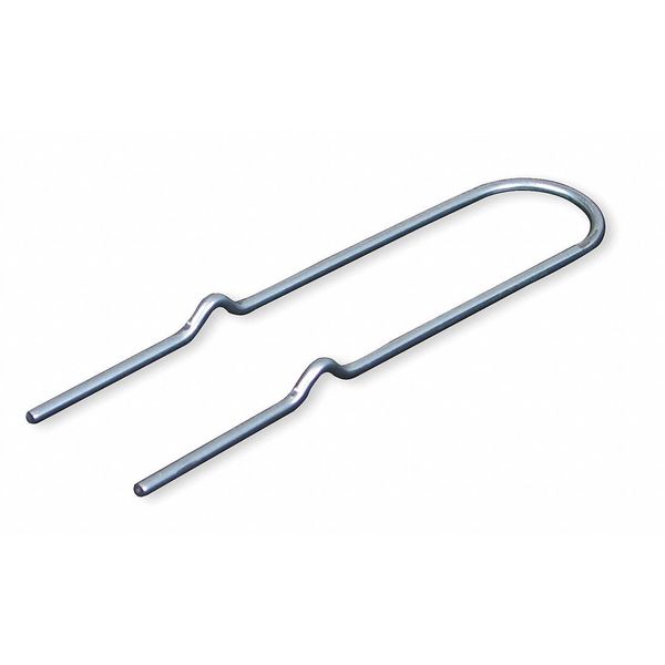 Tubing Stake, 1/2 In Tubing, Slvr, Stl, PK10