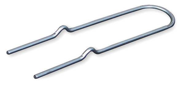 Tubing Stake, 1/2 In Tubing, Slvr, Stl, PK10