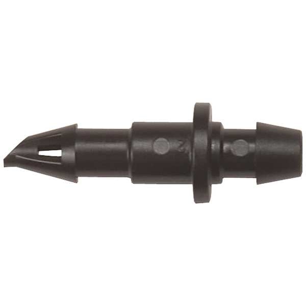 Coupling, 1/4 In. Tubing, Blk, Plstc, PK10