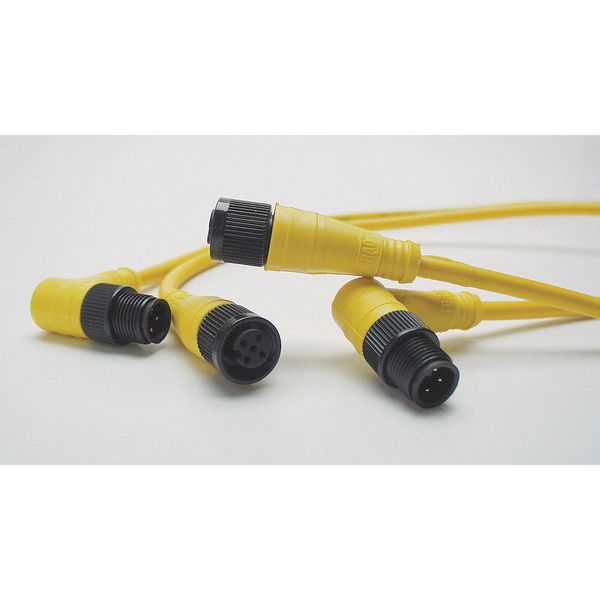 Cordset, 3 Pin, Plug, Male
