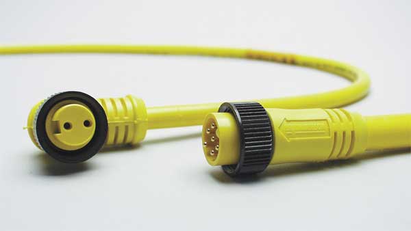 Cordset, 2 Pin, Plug, Male