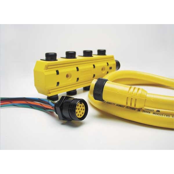 Cordset, 7 Pin, Receptacle, Female