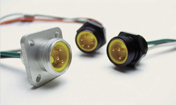 External Thread Receptacle, 6, Female, 8A