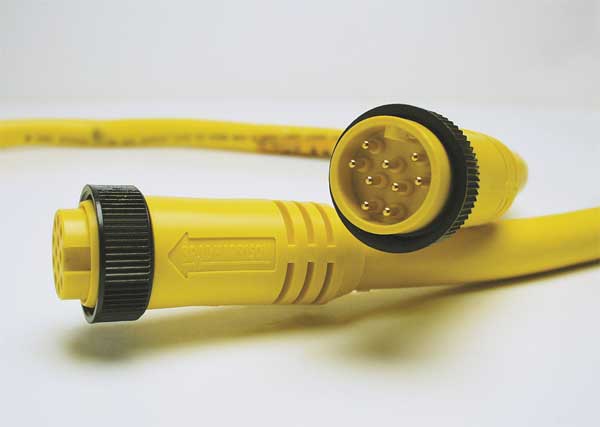 Cordset, 9 Pin, Receptacle, Male