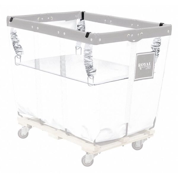 Basket Truck Spring Lift, 10 bu, white