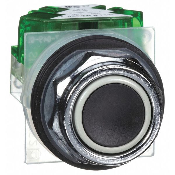 Non-Illuminated Push Button, 30 mm, 1NO, Black