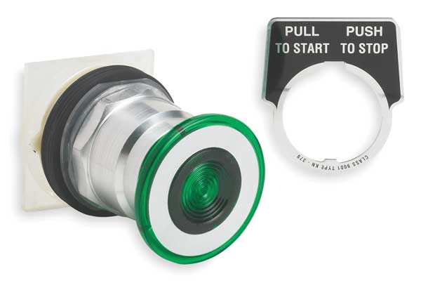 Push Button operator, 30 mm, Green