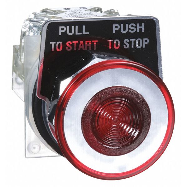 Non-Illuminated Push Button, 30 mm, 1NO/1NC, Red