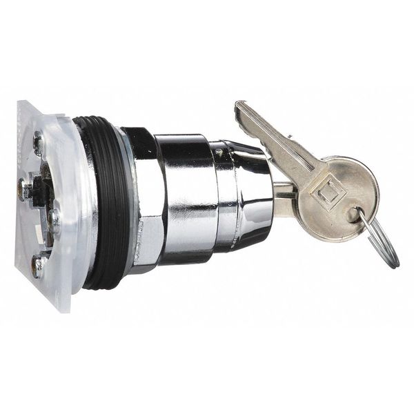 Non-Illum Selector Swtch, 30mm, 3 Pos, Keyd