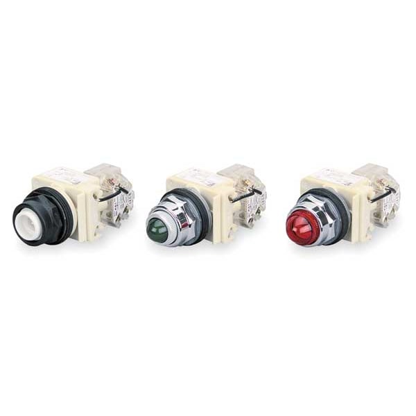 Push to Test Pilot Light, Clear, Incand