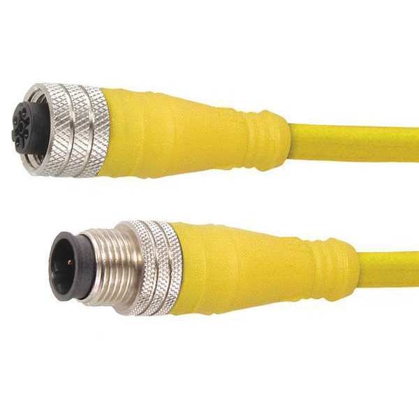 Extension Cordset, 4Pin, Receptacle, Female