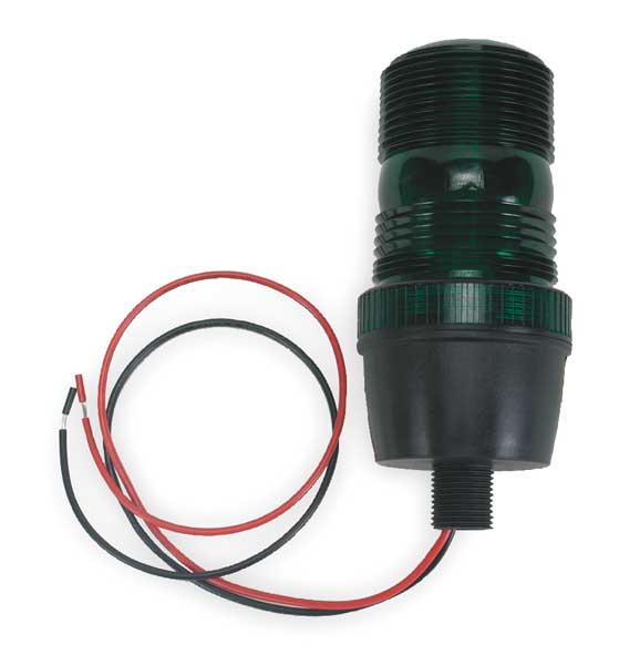 Warning Light, Strobe, Green, 12 to 80VDC