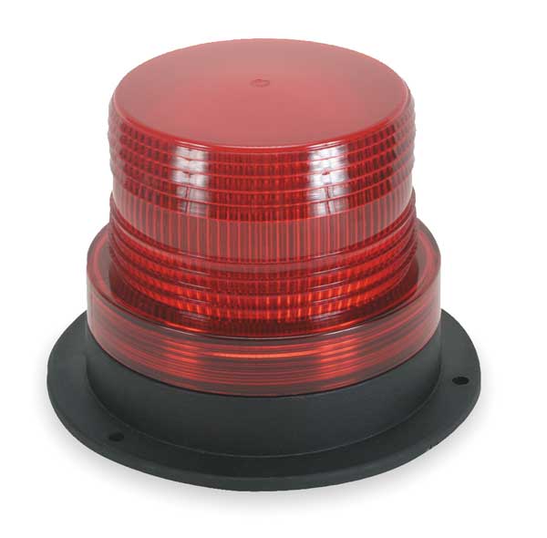Warning Light, Strobe, Red, 12 to 80VDC