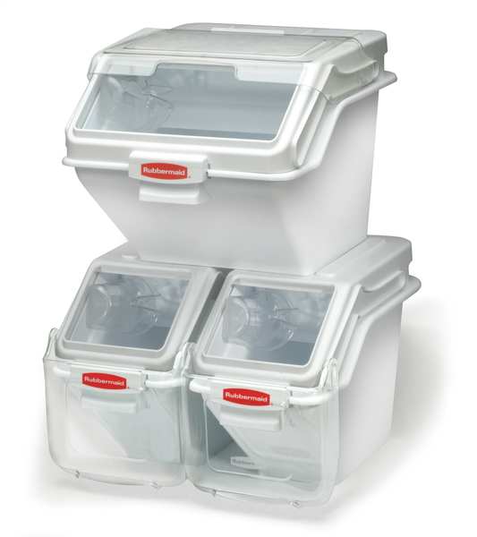 Bulk Storage Bin, 21.6qt. w/Scoop and Lid