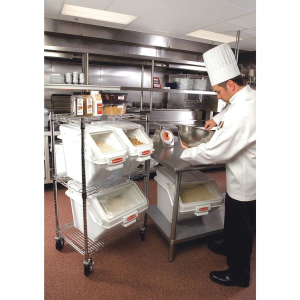 Bulk Storage Bin, 21.6qt. w/Scoop and Lid
