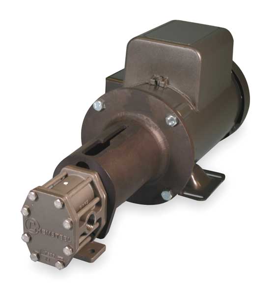 Rotary Gear Pump, 3/4 HP, 1 Phase