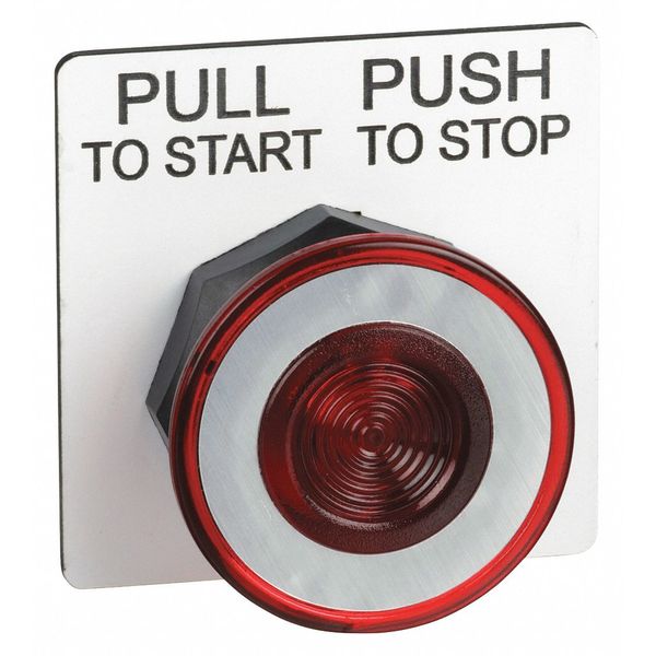 Push Button operator, 30 mm, Red