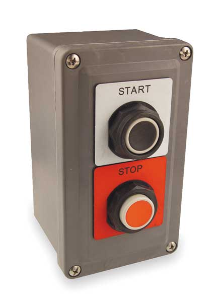 Push Button Control Station, 1NO/1NC, 30mm