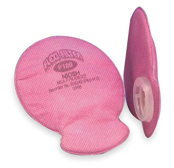 Filter, Bayonet, P100, Nuisance Level AG, HF, Magenta, 2 PK, NIOSH